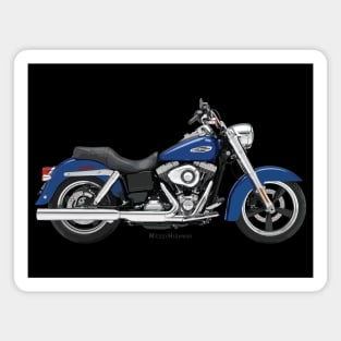 Harley-Davidson Switchback blue, s Magnet